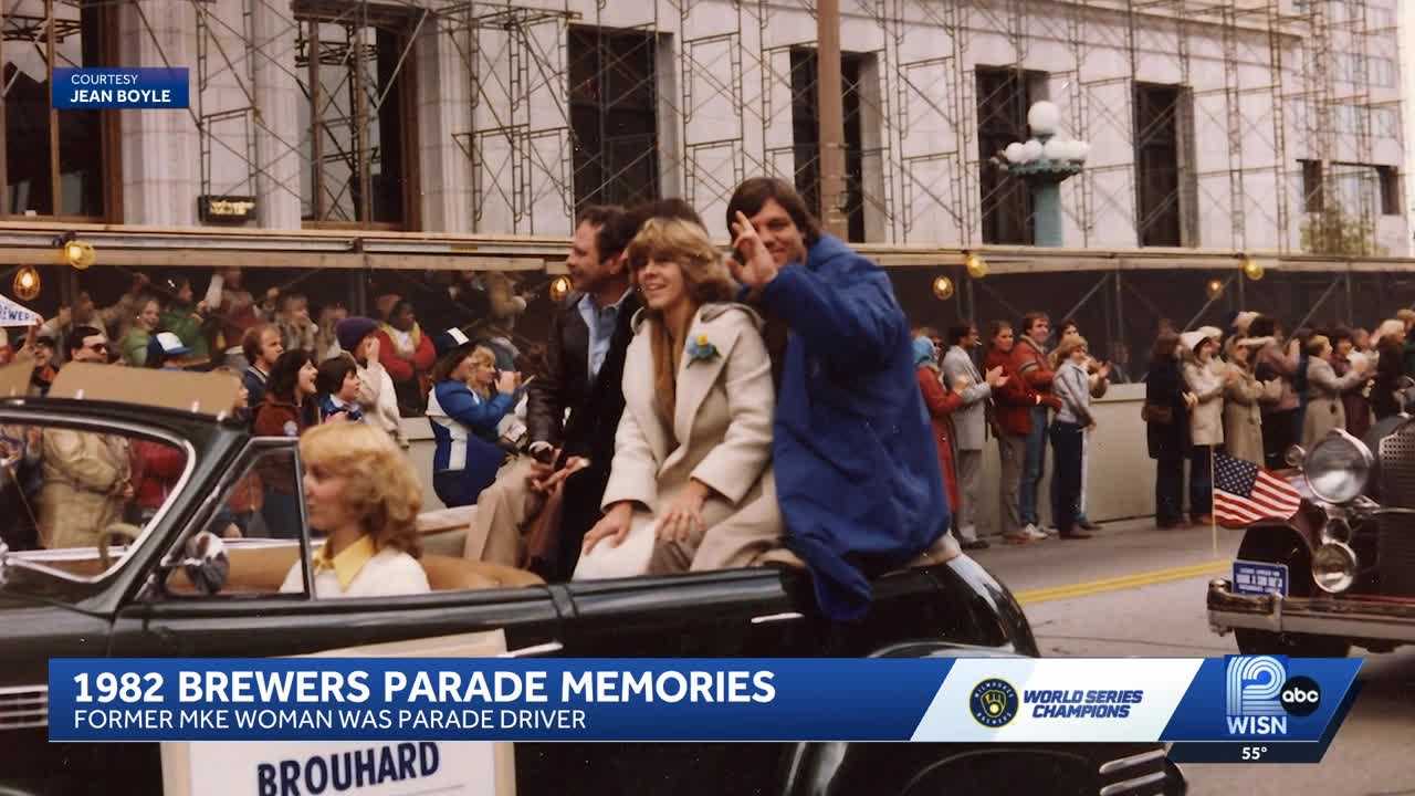 Former Milwaukee woman recalls driving Brewers players in 1982 parade — River Hills Sports news